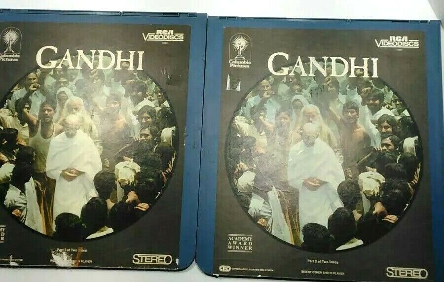 CED VideoDisc Gandhi (1982), Columbia Pictures, RCA VideoDisc, Parts 1 and 2