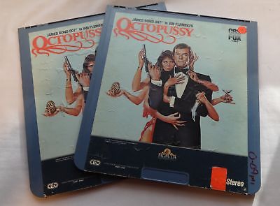 Vintage CED Video Disk 007 James Bond Octopussy