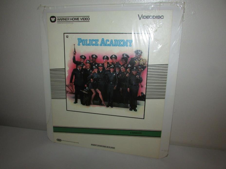 CED VideoDisc Police Academy 1984 NEW STILL SEALED Warner Brothers Home Video