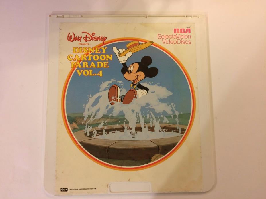 Walt Disney DISNEY CARTOON PARADE VOLUME 4 RCA SelectaVision VideoDisc