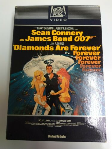 Diamonds Are Forever Betamax James Bond Sean Connery Beta
