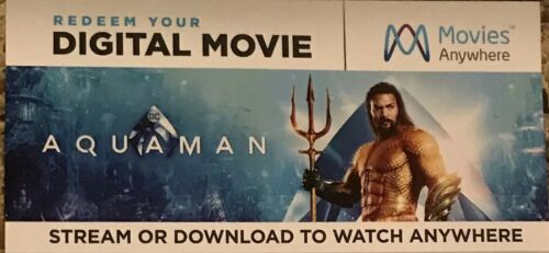 Aquaman Watch Now HD Movies Anywhere