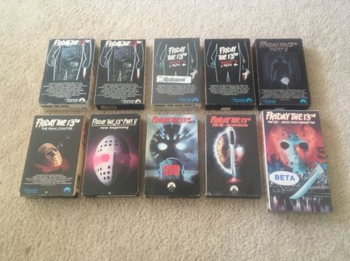 Friday The 13th Betamax Set Part’s 1-8.