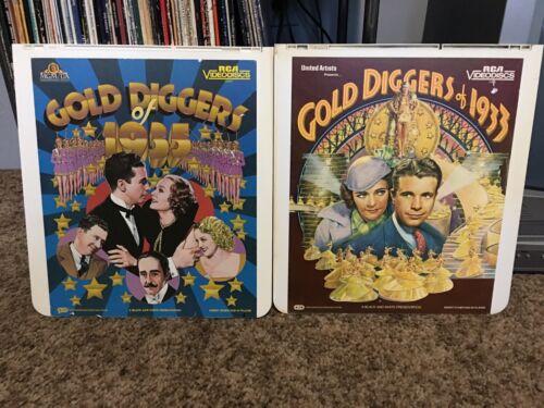 Vintage Gold Diggers Of 1933 & 1935 RCA CED SelectaVision VideoDiscs Tested