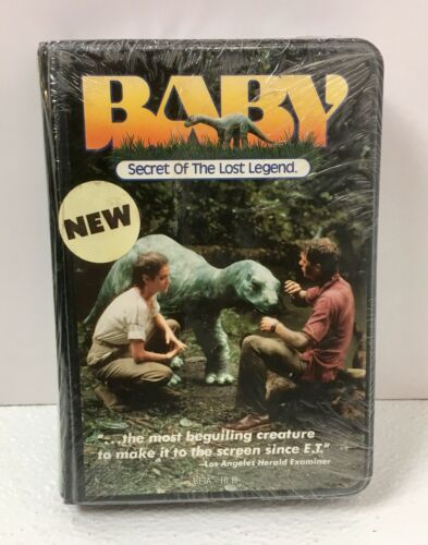 NEW Baby Secret of the Lost Legend Movie Betamax Disney Clamshell Dinosaur Rare