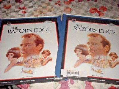 THE RAZOR'S EDGE ~ CED VIDEODISC ~ 2 DISC SET, VGUC