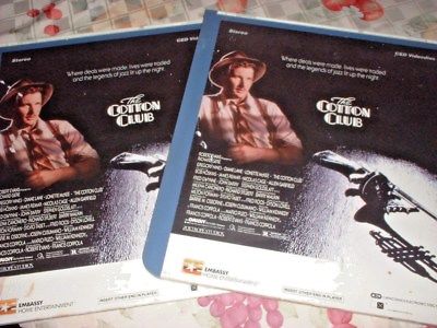 CED VIDEODISC ~ 2 DISC SET ~THE COTTON CLUB  ~  VGUC