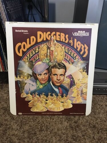 Vintage Gold Diggers Of 1933 RCA CED SelectaVision VideoDisc Tested