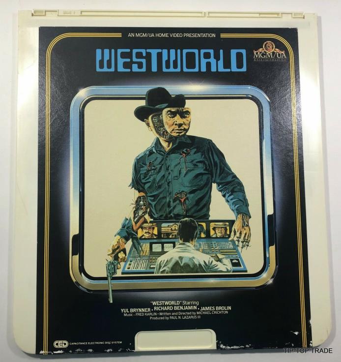 Rare Vintage RCA Westworld Selectavision Videodiscs