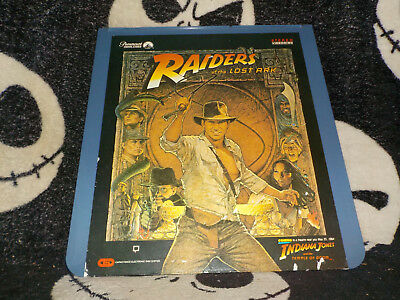 Raiders of the Lost Ark CED Disc Indiana Jones Harrison FordFree Ship $30 Orders