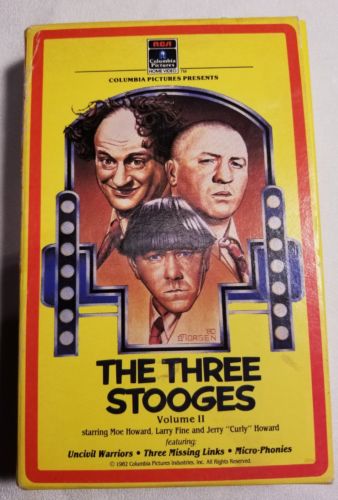 Three Stooges Betamax NOT VHS Classic Comedy Beta Vol II