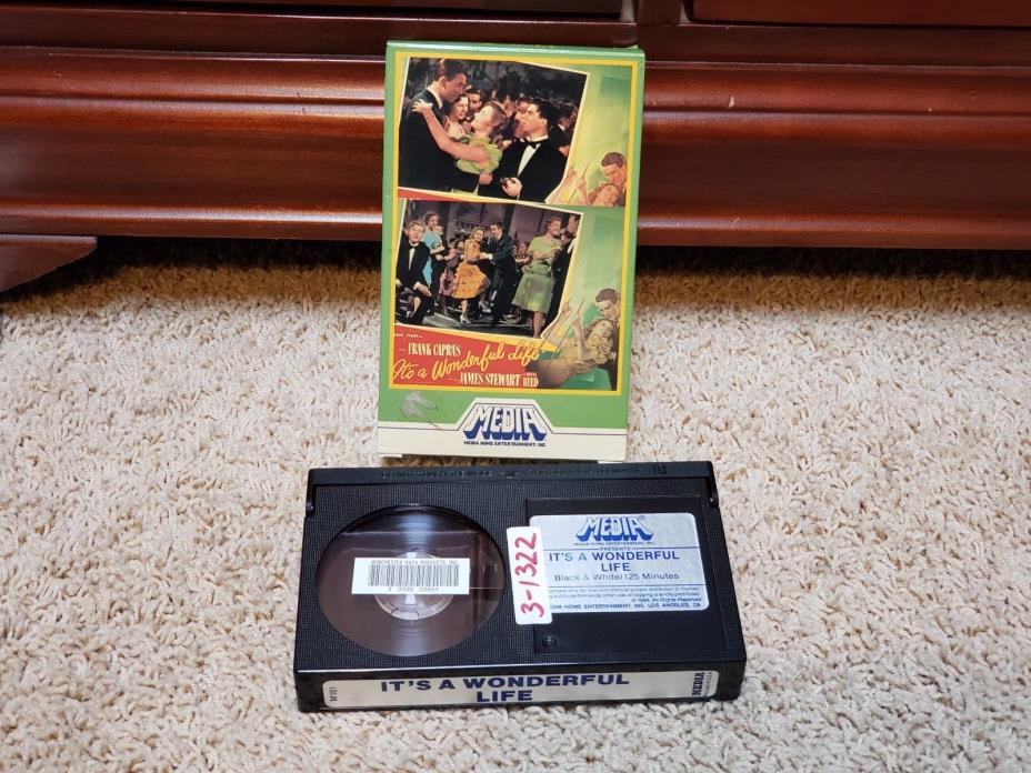 IT'S A WONDERFUL LIFE BLACK & WHITE BETA TAPE JIMMY STEWART DONNA REED