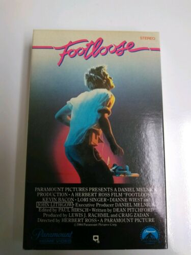 * Footloose 80's Teen Drama Betamax NOT VHS 1984 Kevin Bacon Lori Singer Beta