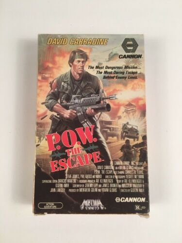 P.O.W. THE ESCAPE BETA 1986 David Carradine ACTION Betamax 80's