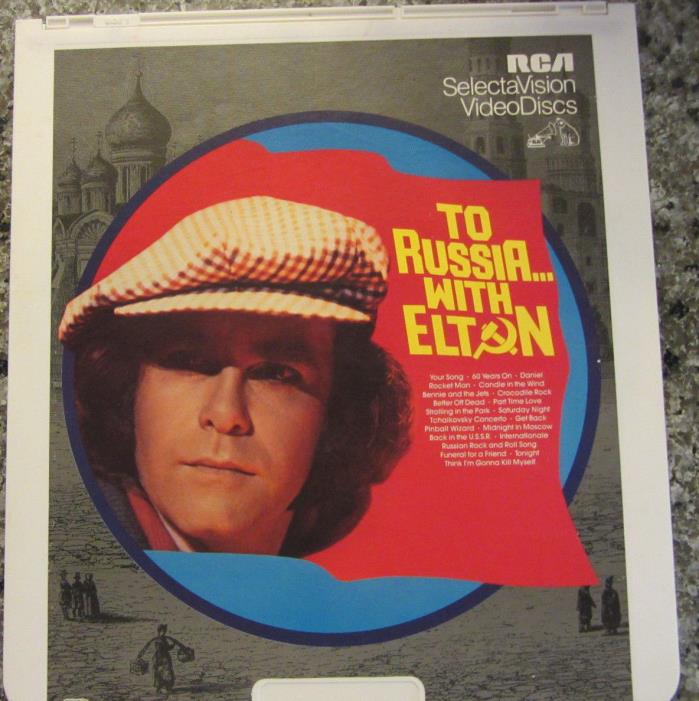 Vintage To Russia With Elton John Video CED Disc. ......i