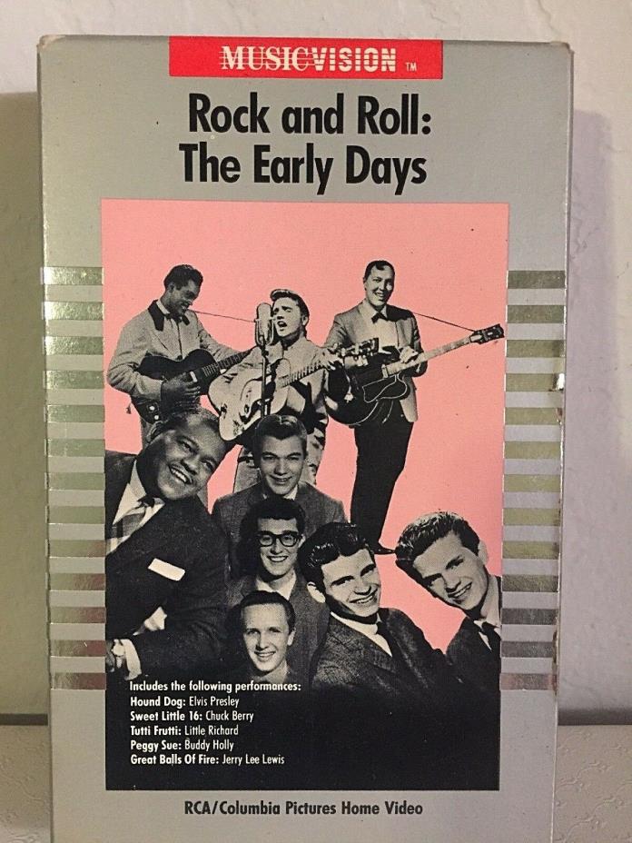 Rock and Roll The Early Days BETA Betamax Elvis Presley Chuck Berry Buddy Holly