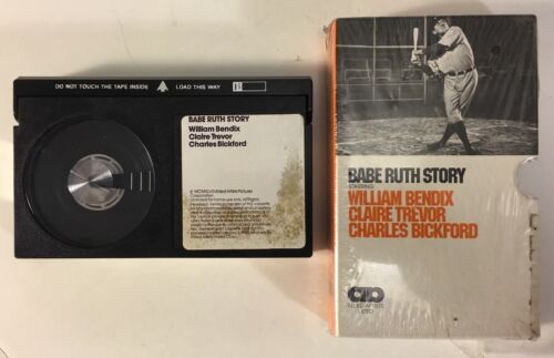 The Babe Ruth Story 1948 William Bendix Rare Betamax Movie Allied Artists Video