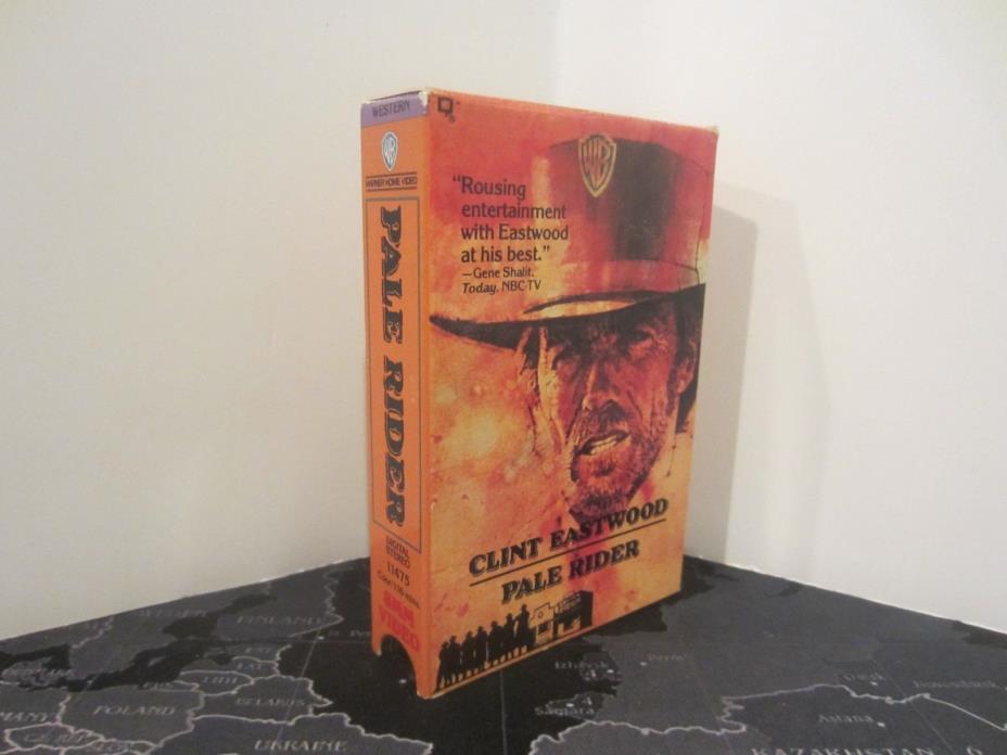 Video 8 Movie Pale Rider (1986) Digital Stereo Clint Eastwood EXCELLENT!