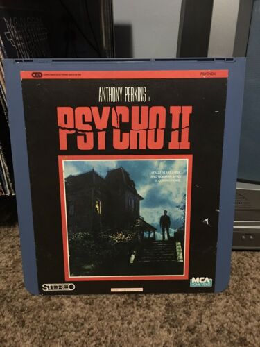 Vintage 1983 Psycho II (2) RCA CED SelectaVision VideoDisc Tested