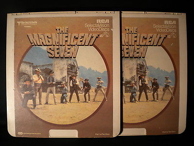 The Magnificent Seven / CED Video Disc / 2-Disc