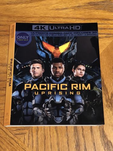 Pacific Rim Uprising 4K/3D/Blu-ray Slipcover Only