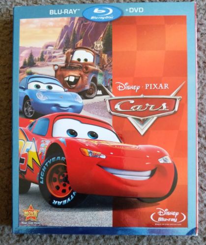 Disney Cars Bluray/Dvd slip cover only