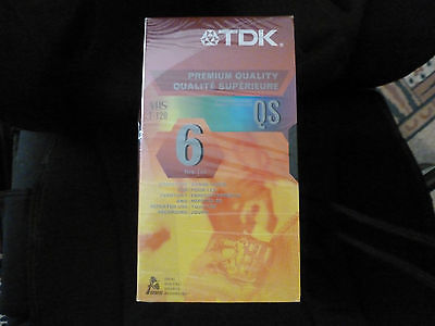 10 xTDK-6-hours recordable tape.NEW-sealed.