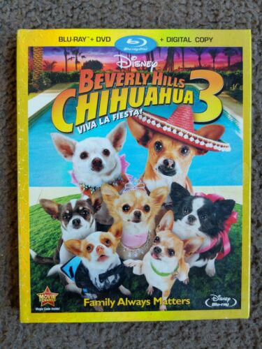 Disney Beverly Hills Chihuahua 3 bluray/dvd slip cover only