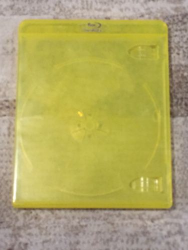 Ten (10) Yellow 1-Disc Blu-ray Cases 11mm FREE SHIPPING