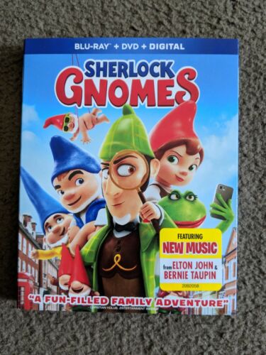 Sherlock Gnomes Bluray/Dvd Slip Cover Only