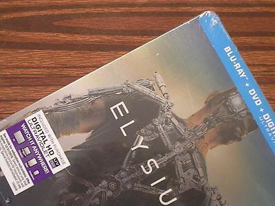 ELYSIUM 4k Remastered blu-ray/DVD Limited Steelbook Edition (Target Exclusive!)