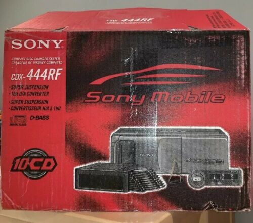 SONY CDX-444RF 10 Disc Compact CD Changer New With Wired Remote