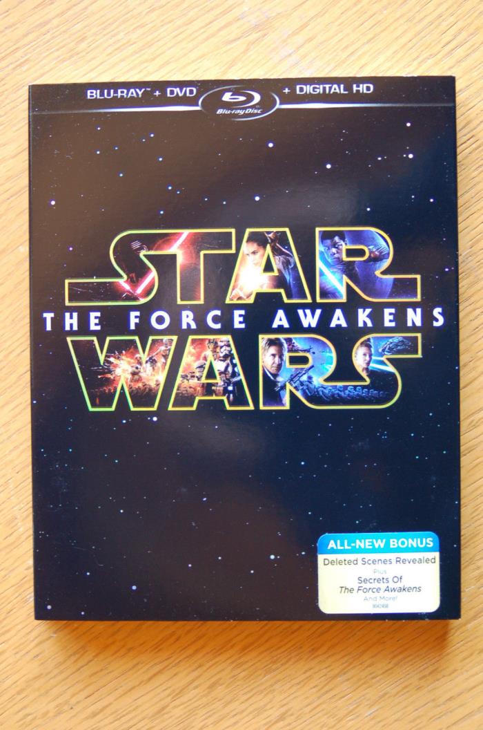 Star Wars: The Force Awakens Blu-ray (SLIPCOVER ONLY)