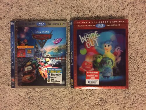 Disney Blu Ray 3D Slipcover Lot SLIPCOVERS ONLY!