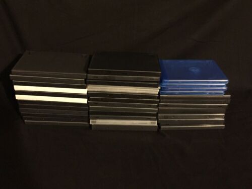 Lot Of 34 Empty DVD and 4 Empty Blu-Ray Cases