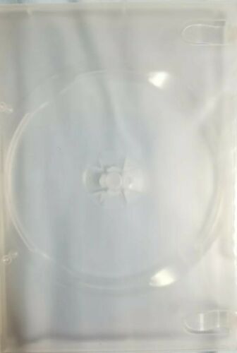 3 Clear cases 14mm Standard Generic Empty DVD Cases with sleeve