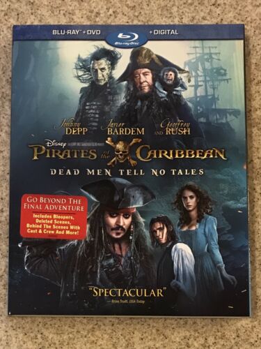 Pirates of the Caribbean (2017)Bluray Slipcover ONLY •NO MOVIE, NO DISCS - READ•