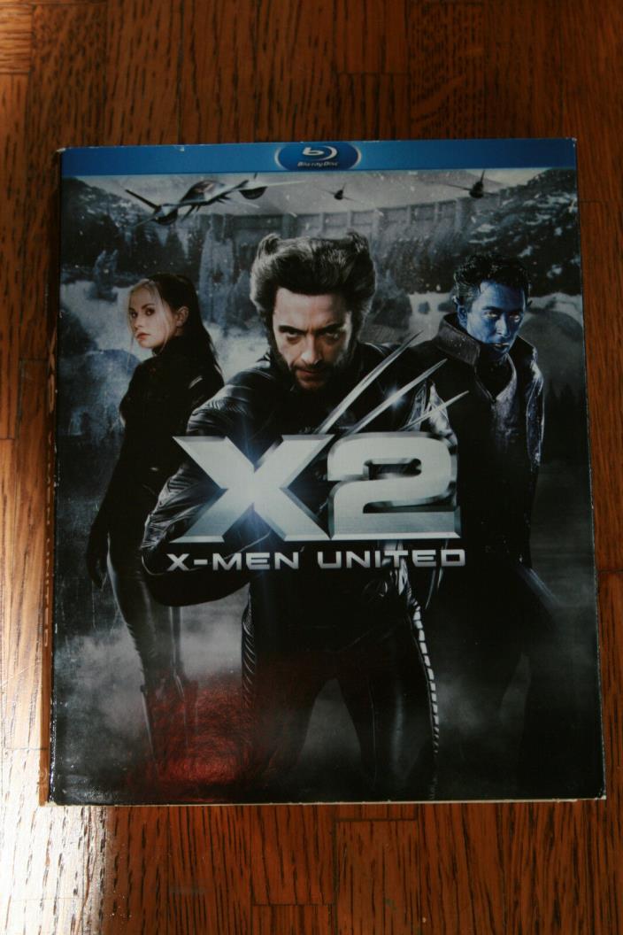 X-Men United X2 Bluray Slipcover Only slipcase NO discs