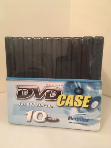 Case of 10 DVD Cases
