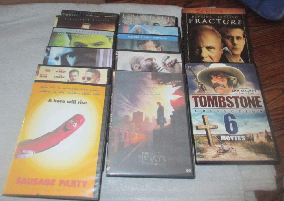 Lot of 13 Empty Movie DVD Cases (NO DVD'S INCLUDED)