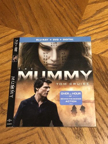 The Mummy Tom Cruise Blu-ray/Dvd Slipcover Only