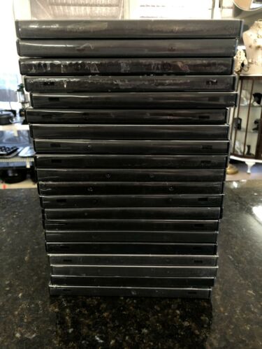 20 Used Empty Standard DVD Cases