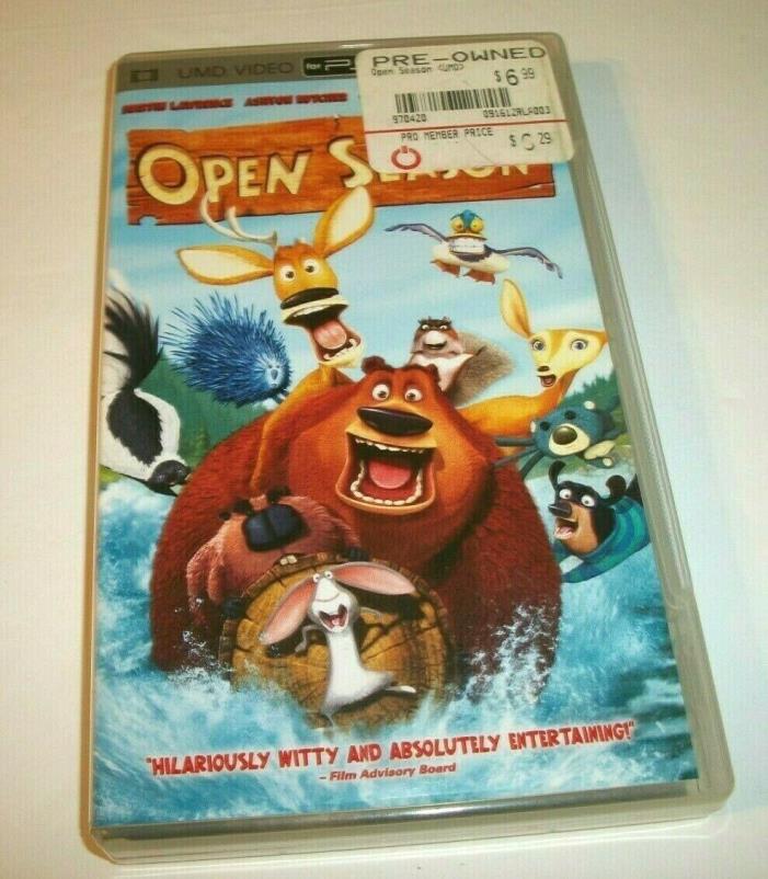 Sony PSP Open Season UMD Video Movie See Pic's Play's Perfectly Ships Fast!