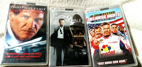 PSP Movies Lot (Air Force One-Casino Royale-Talladega Nights) NEW 30 Day Returns