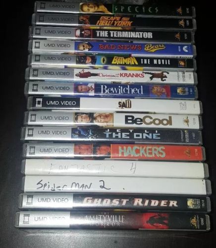 PSP UMD Movie Lot - 15 Movies! 3 sealed! Great condition!