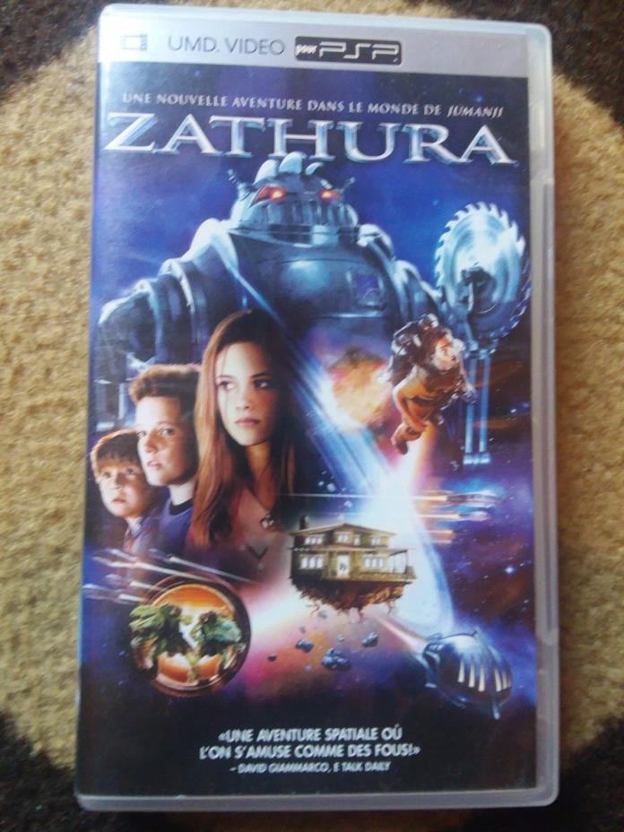 Zathura UMD movie for the Sony PSP video game system case and UMD disc