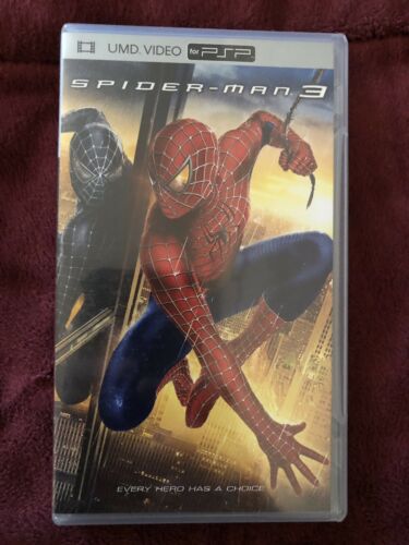 Spider-Man 3 UMD Movie Sony Playstation PSP Complete in Case