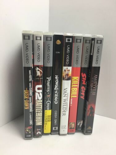 Lot Of 6 PSP Movies UMD Sin City,u2,van Wilder And More