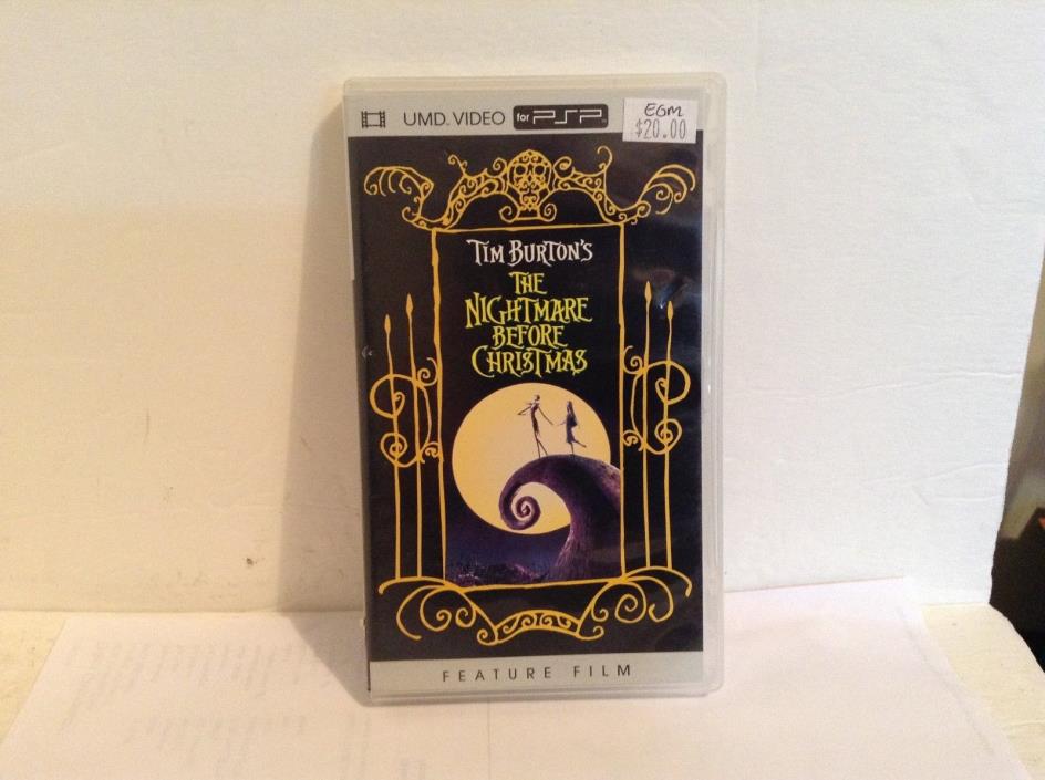 The Nightmare Before Christmas (UMD, 2005) FREE SHIPPING COMPLETE