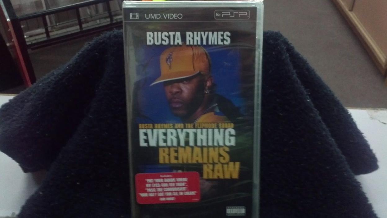 Busta Rhymes: Everything Remains Raw - Live Performance Hit Songs PSP UMD* NEW